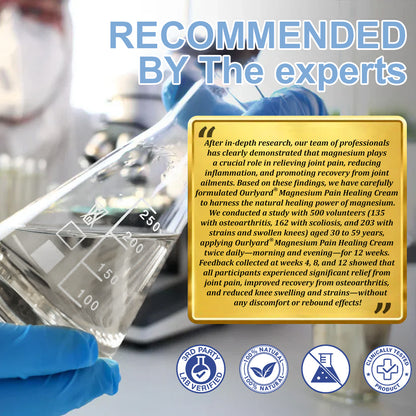 ✨Health Canada Approved: Ourlyard® Magnesium Pain Healing Bone Cream  (Treatment for arthritis, neuropathyy, rheumatic diseases, muscle spasms, twitches and sports injuries)