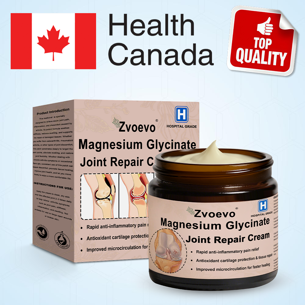 ✅ Zvoevo® Magnesium Glycinate Joint Repair Cream (Effective relief for arthritis, nerve pain, muscle spasms, rheumatic conditions, and sports injuries)