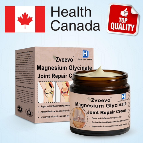 ✅ Zvoevo® Magnesium Glycinate Joint Repair Cream (Effective relief for arthritis, nerve pain, muscle spasms, rheumatic conditions, and sports injuries)