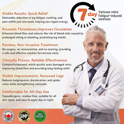 🍁 Official CA Store 🇨🇦 | Celsiora® Vein Ease Microneedle Care Patch(For Spider Veins, Varicose Veins, Swelling & Leg Fatigue) - Last Day Promotion 50% OFF