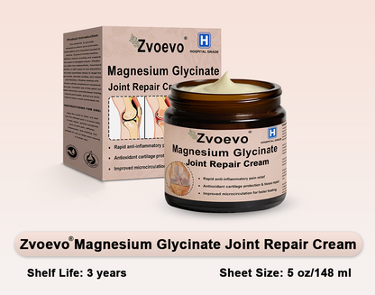 ✅ Zvoevo® Magnesium Glycinate Joint Repair Cream (Effective relief for arthritis, nerve pain, muscle spasms, rheumatic conditions, and sports injuries)